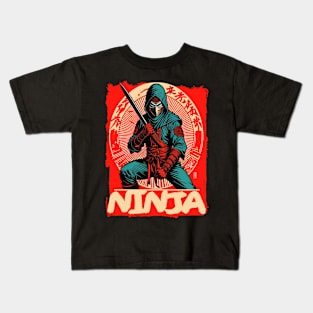 Warrior Ninja #1 Kids T-Shirt